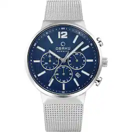 Obaku - Men's Storm Dial Watch - V180GCCLMC - Blue