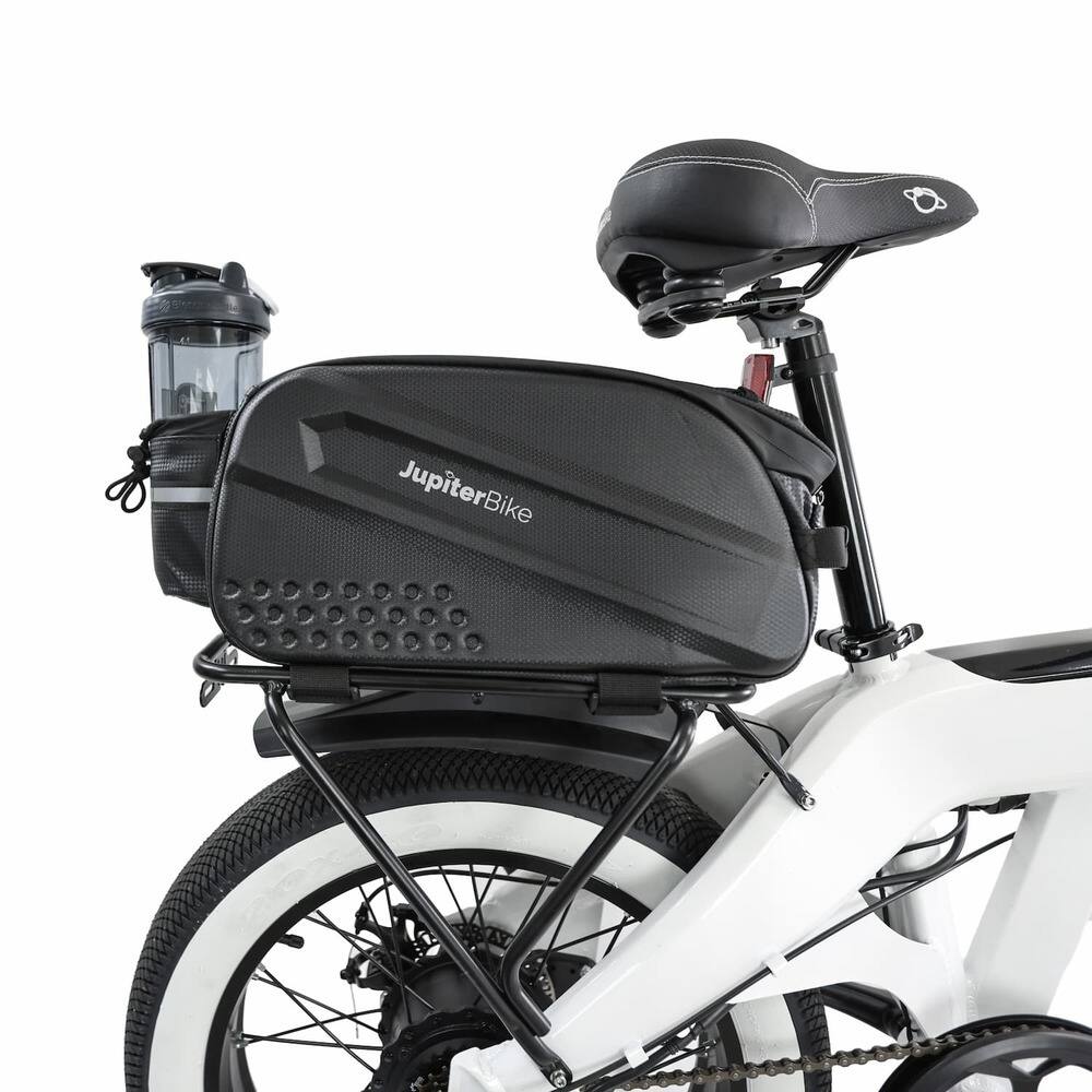 Alt View 4. Jupiter Bikes - Waterproof Trunk Bag for Bike or Scooter - Black - Black.
