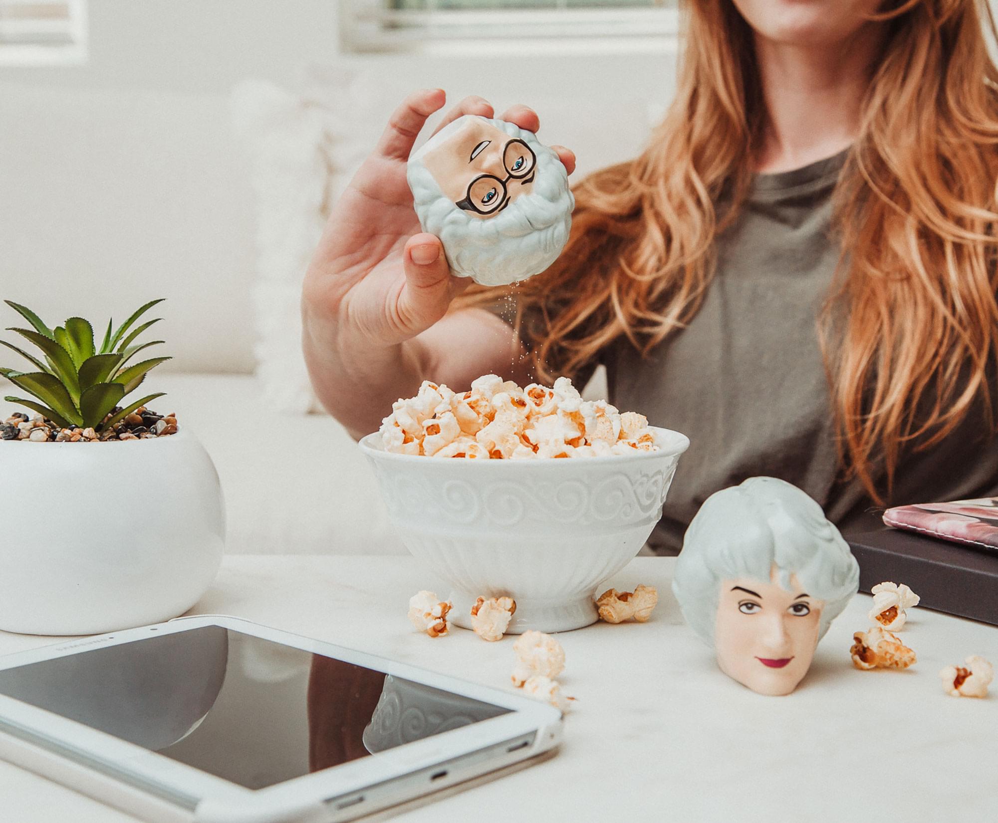 Alt View 2. Silver Buffalo - The Golden Girls Sophia and Dorothy Ceramic Salt and Pepper Shakers | Set of 2 - White.