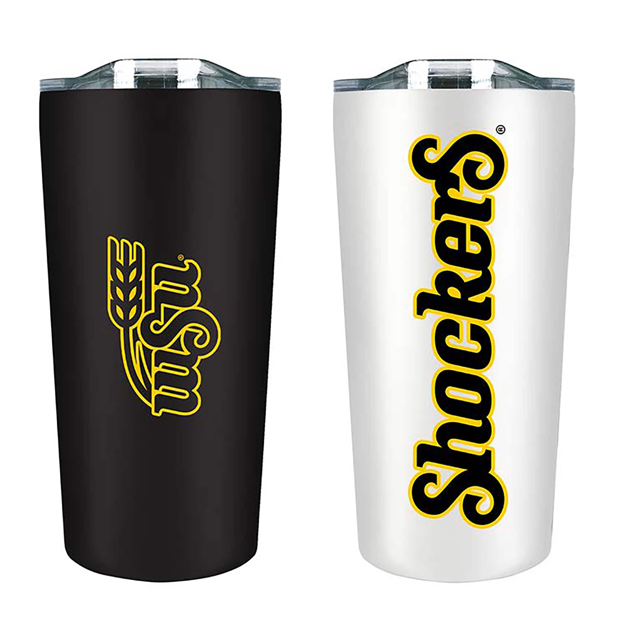 The Fanatic Group - Wichita State Shockers 18oz. Soft Touch Tumbler Two-Piece Set - Multicolor