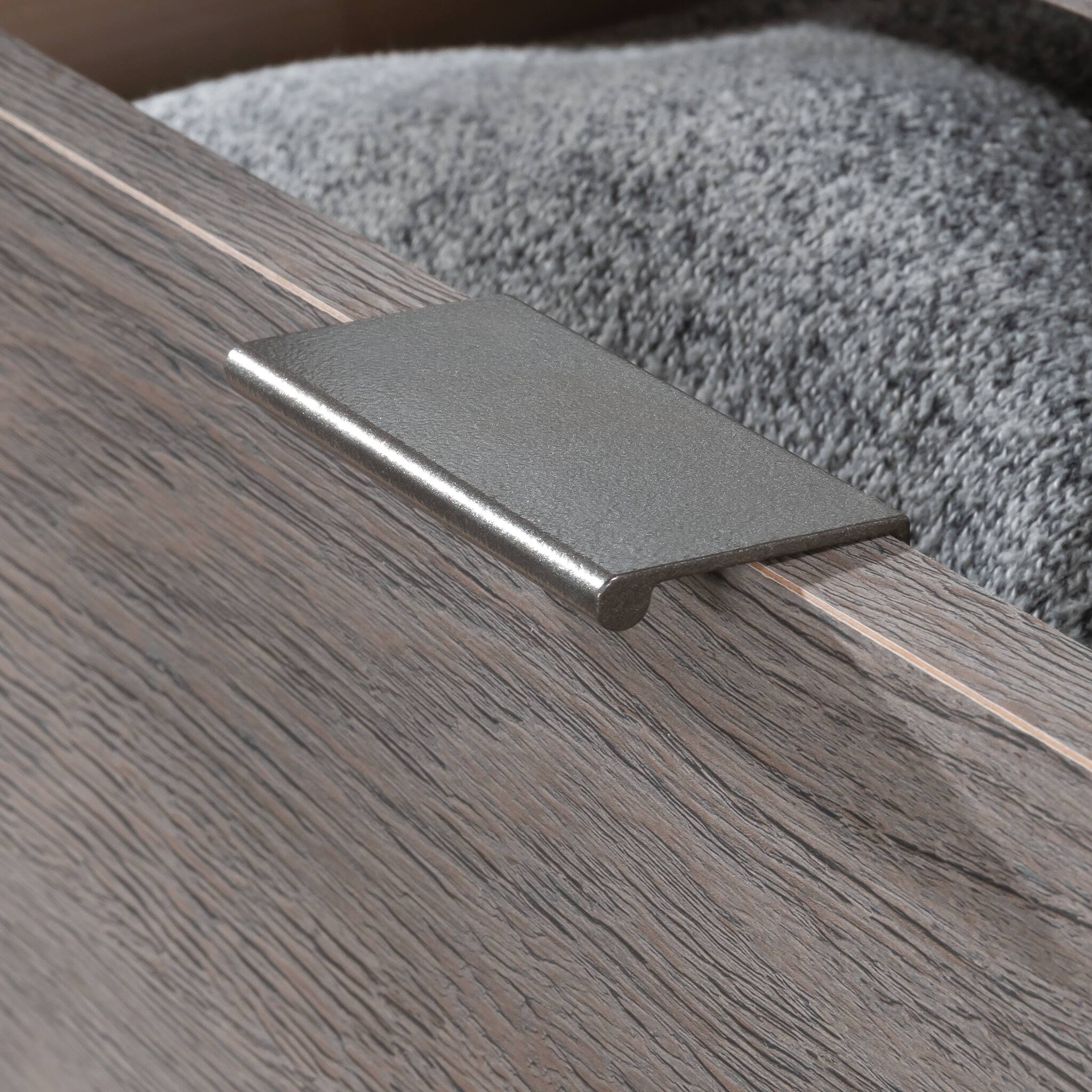 Angle. Forest'nSky - Brown Wood 4 drawer 29.84 in. Wide Chest of Drawers with Sturdy Frame for Living Room - Brown.