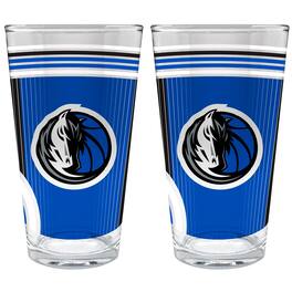 Great American Products - Dallas Mavericks Two-Piece 16oz. Pint Glass Set - Multicolor