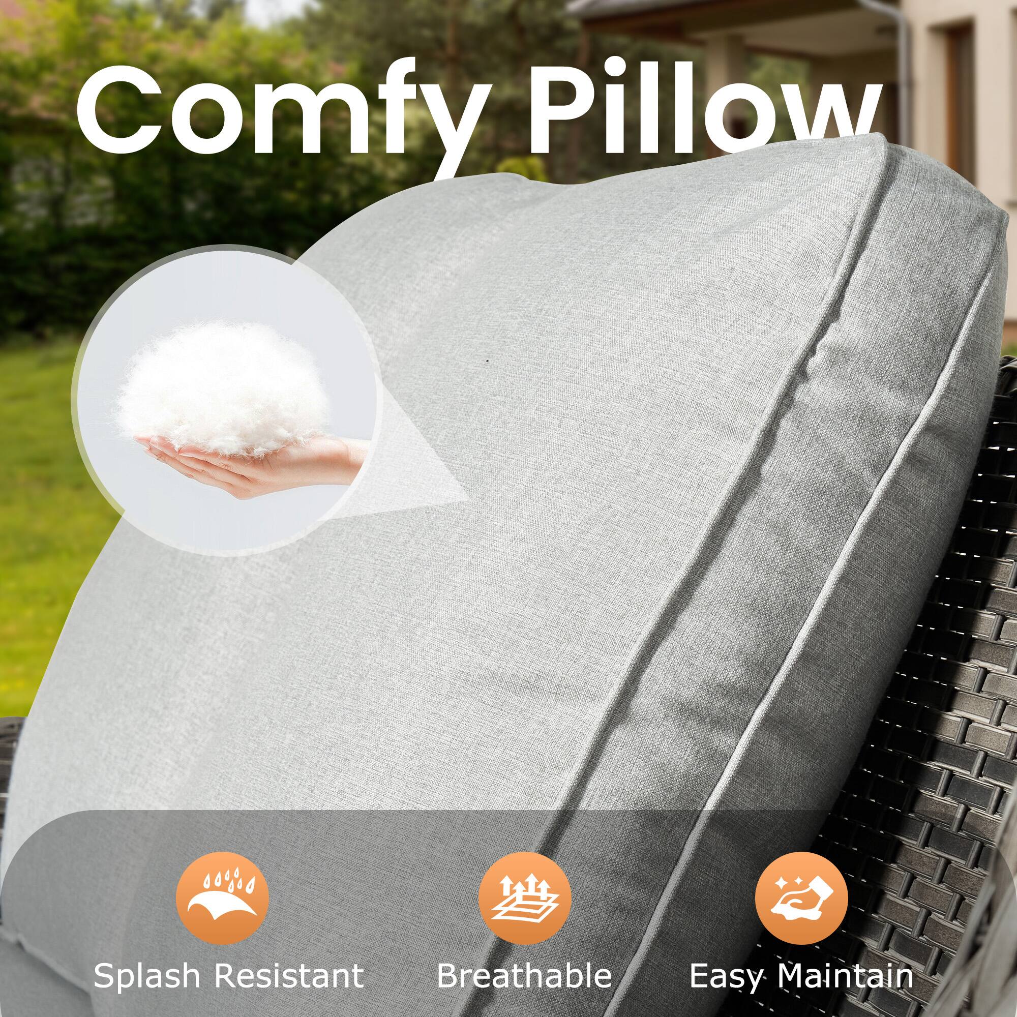 Comfy Pillow

- Splash Resistant
- Breathable
- Easy Maintain
