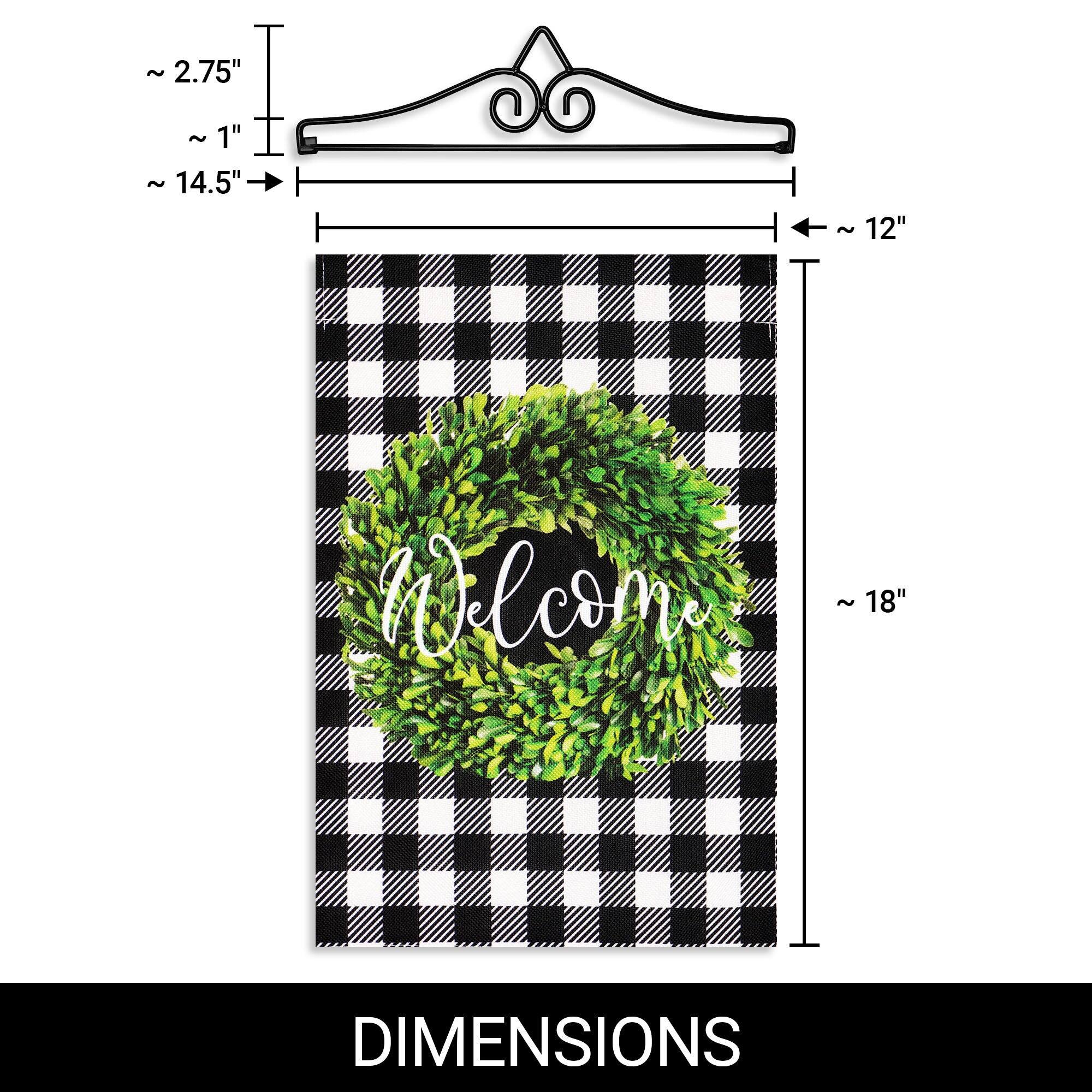 ~2.75"  
~1"  
~14.5"  
~12"  
Welcome  
~18"  
DIMENSIONS