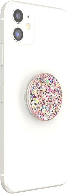 Left. PopSockets - PopSockets Popgrip Premium Swappable Grip for PHONES - Sparkle Spring Multi - Sparkle Spring Multi.