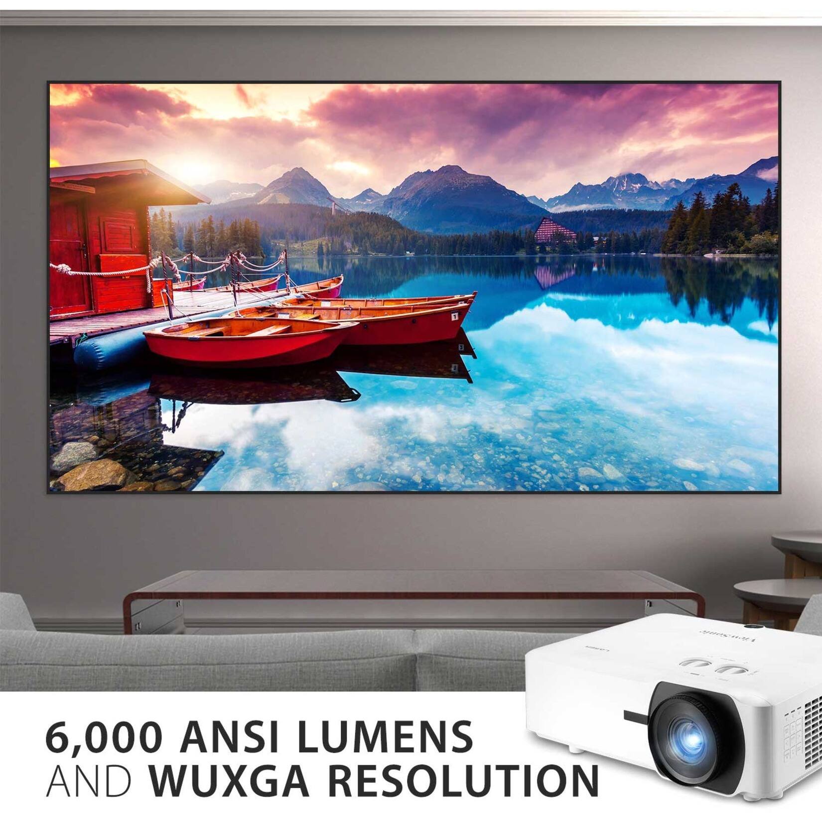 Alt View 16. ViewSonic - LS920WU 1920 x 1200 DLP Projector - White.