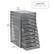 Alt View 12. Mind Reader - File Storage Drawers, Desk Organizer, Multi-Purpose, Crafts, Office, Metal Mesh, 10.75"L x 14"W x 21.25"H, Silver - Silver.