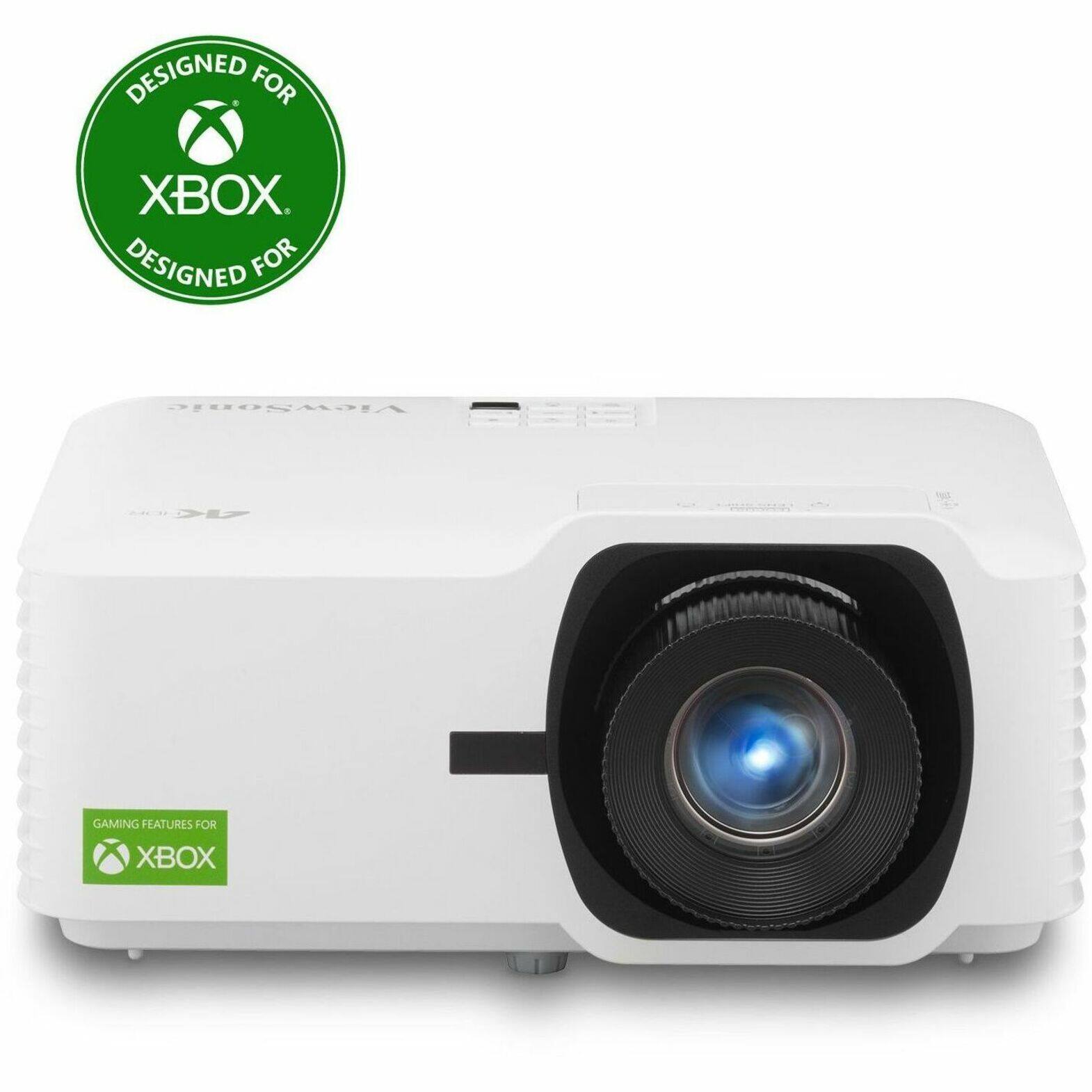 Alt View 26. ViewSonic - LX700-4K Designed for Xbox 4K 3500 Lumens Laser Projector - White.