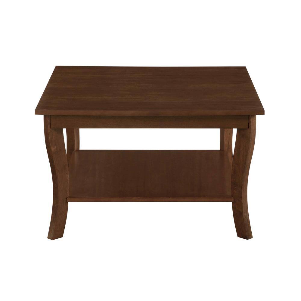 Back. Convenience Concepts - American Heritage Square Coffee Table, Espresso - Espresso.