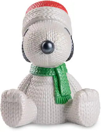 Front. Handmade by Robots - Handmade by Robots - Peanuts - Snoopy #411 (Metallic Christmas) - COLLECTIBLES - Multicolor.