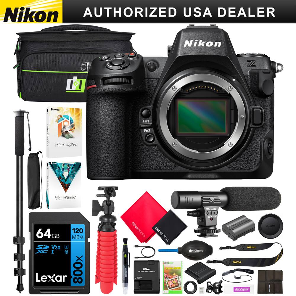 Nikon AUTHORIZED USA DEALER

Nikon Z7

Fn1 Fn2

PaintShop Pro

VideoStudio

64GB 120 MB/s V30 U3 800x Lexar

decolorado

Nikon

Nikon

Nikon

Nikon
