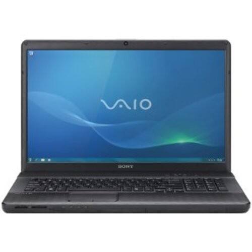 Front Standard. Sony - 14" VAIO Notebook - 4 GB Memory - 640 GB Hard Drive - Charcoal Black.