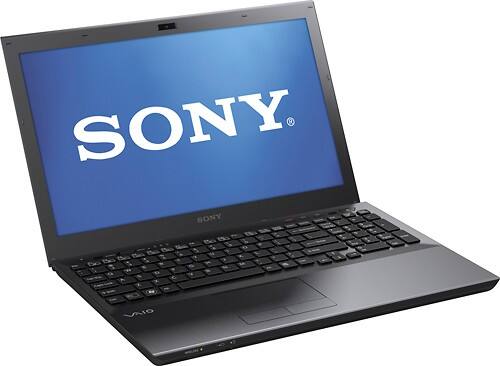 Angle Standard. Sony - 15.5" VAIO S Series Laptop - 4GB Memory - 640GB Hard Drive - Jet Black.
