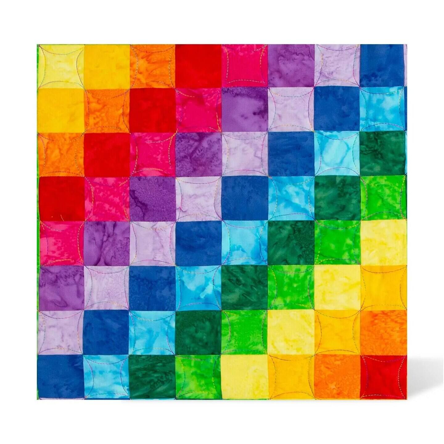 Angle. AccuQuilt - GO! Small Strip Cutter-2 1/2 (2" Finished) Die - Multicolor.