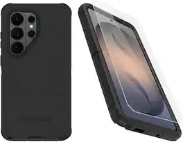 OtterBox - Galaxy S26 Ultra Bundle: Defender Series Case with Magnets & Screen Protector - Case Only - Rugged & Durable - Black
