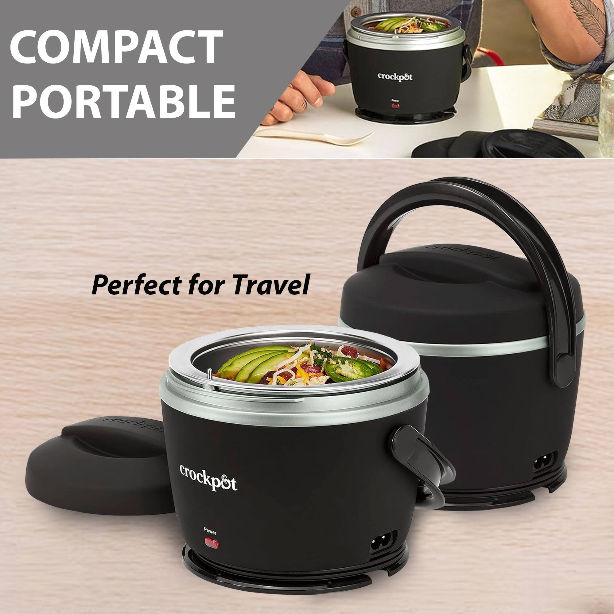COMPACT PORTABLE crockpot Perfect for Travel