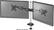 Alt View 17. Dual-Screen Monitor Mount for Select Monitors - Silver/Black.