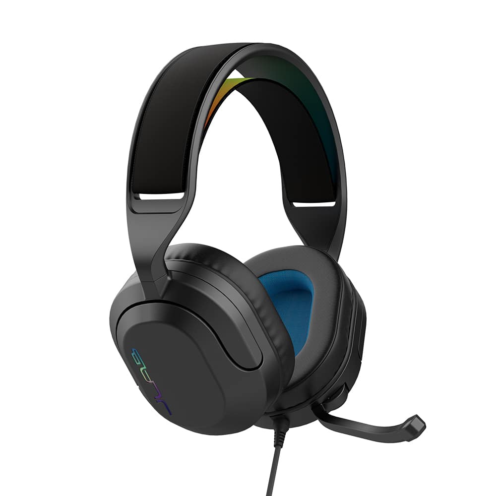 JLab - Nightfall Wired Over-Ear Gaming Headset - Black