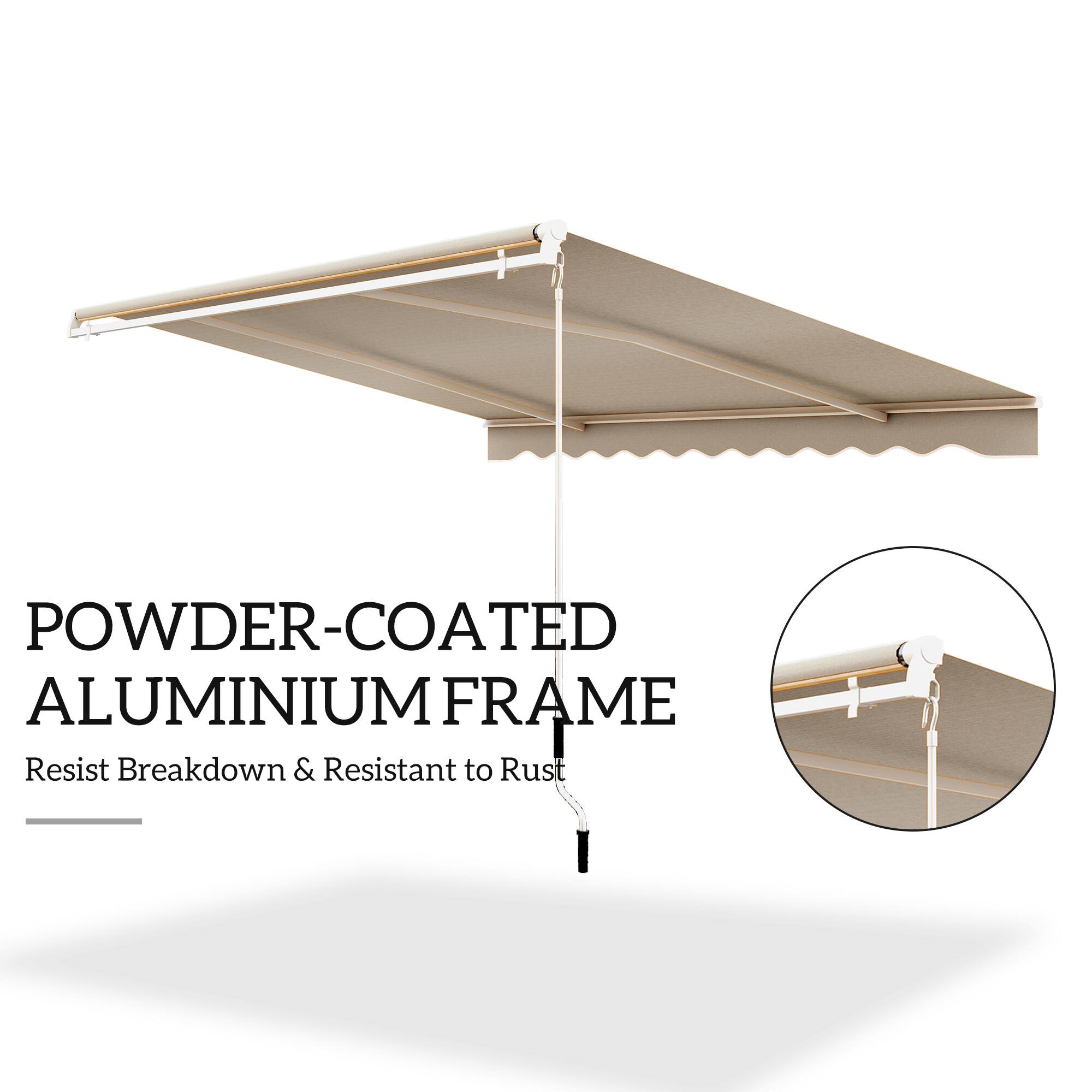 POWDER-COATED ALUMINIUM FRAME Resist Breakdown & Resistant to Rust