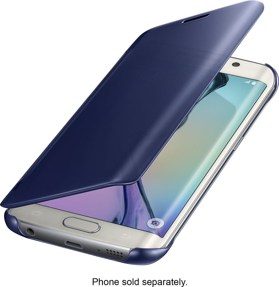 Estuche Portátil Samsung S-View (Flip) - Zafiro Negro Claro - EF-ZG925BBEGUS