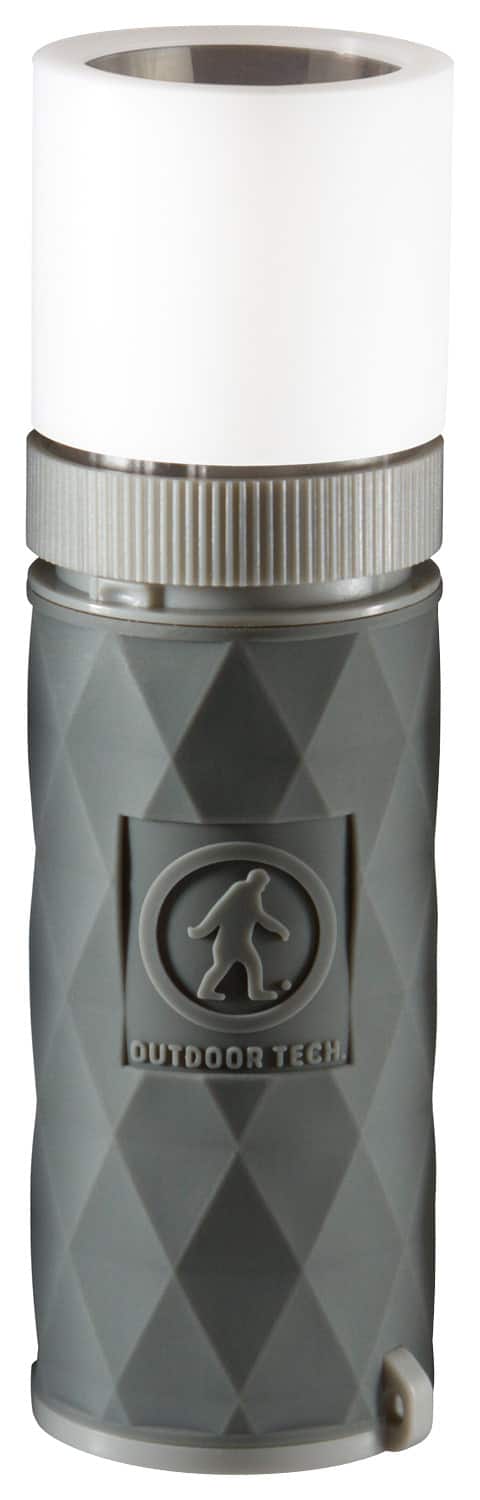 Front. Outdoor Tech - Buckshot Pro Portable Bluetooth Speaker - Gray.