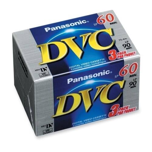 Front Standard. Panasonic - Mini DV Cassette.
