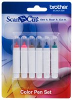 Brother - ScanNCut Pens (6-Count) - Red/Pink/Brown/Black/Blue/Green - Front_Zoom
