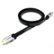 Front Standard. Cables Unlimited - 1Mtr UltraFlat HDMI 1.3 Home Theatre Cables - Black.
