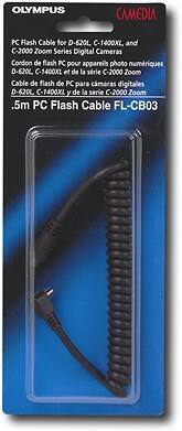 Front Standard. Olympus - PC Flash Cable for Camedia Cameras.
