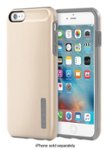 Front Zoom. Incipio - DualPro SHINE Case for Apple® iPhone® 6 Plus and 6s Plus - Champagne/Gray.