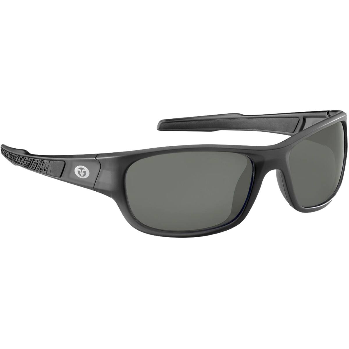 Front. Flying Fisherman - Flying Fisherman Last Cast Polarized Sunglasses - Granite/Smoke - Granite/Smoke.