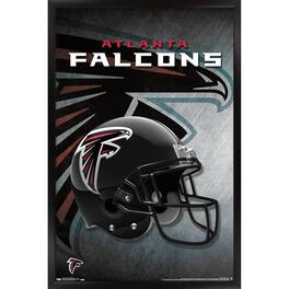 Trends International - Atlanta Falcons 24.25'' x 35.75'' Framed Team Helmet Poster - Multicolor