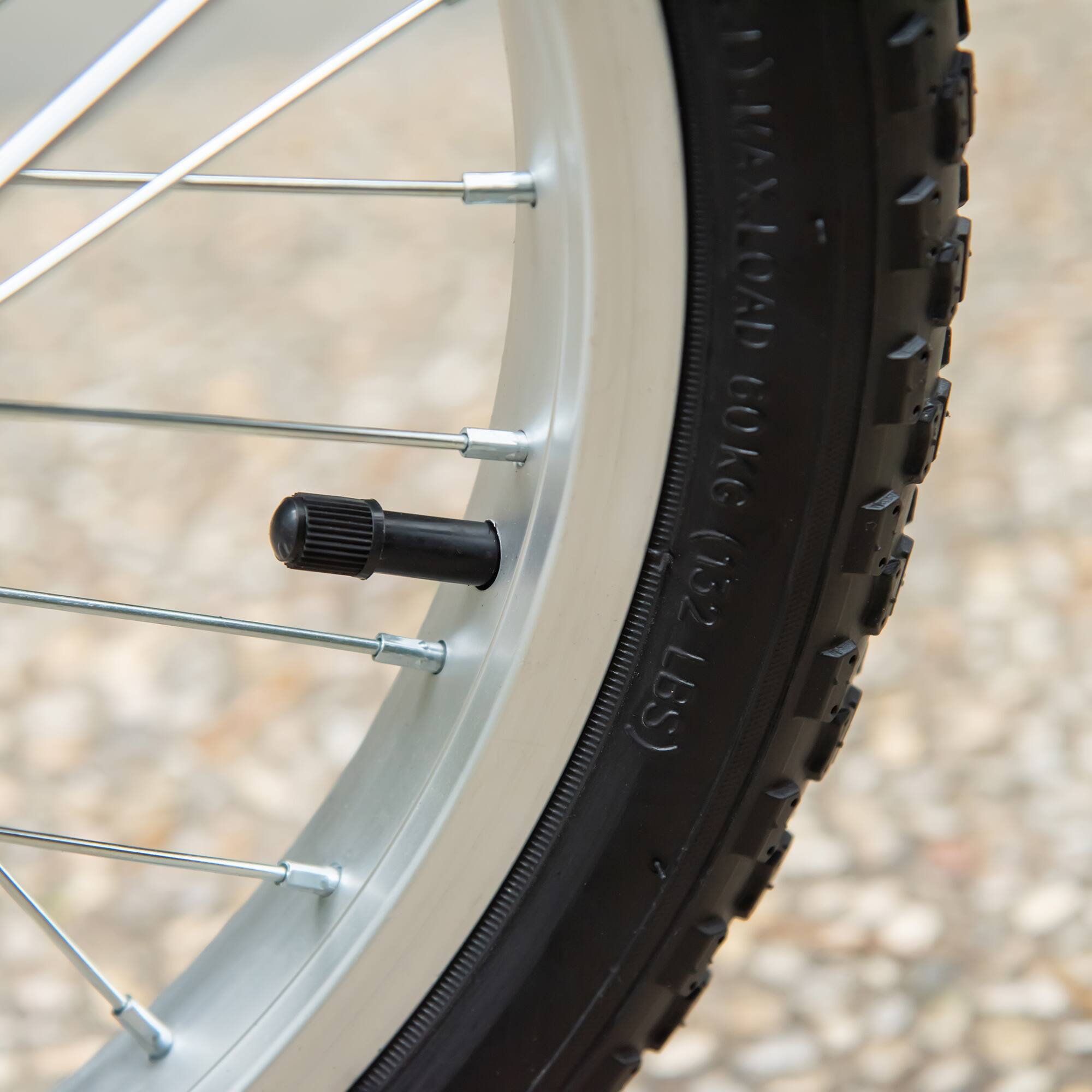 MAX LOAD 60KG (132 LBS)