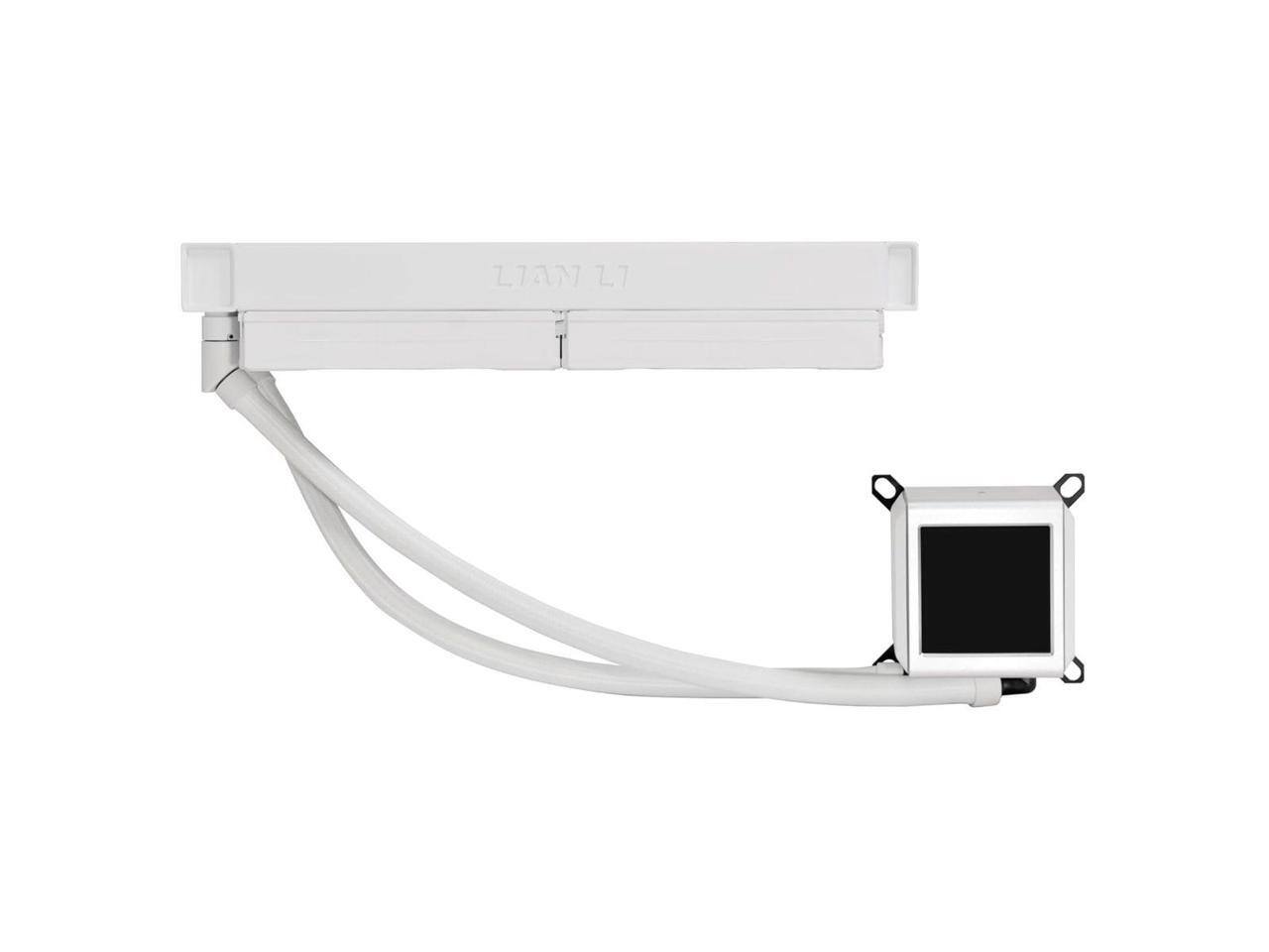 Alt View 9. Lian Li - LIAN LI Galahad II LCD 280 White Liquid Cooler - GA2ALCD28W - White.