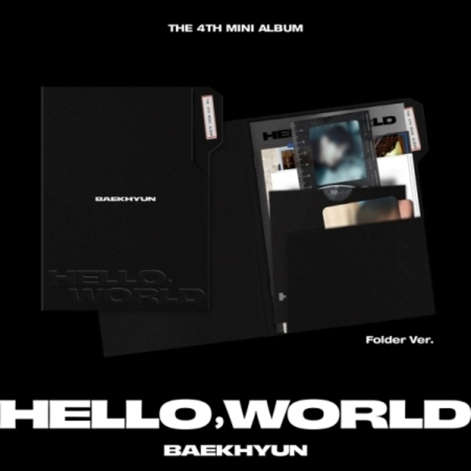 Baekhyun - Hello, World - Folder Version - incl. 24pg Photobook, Lyrics Paper, Sketch Photo, Film - COMPACT DISCS [CD]