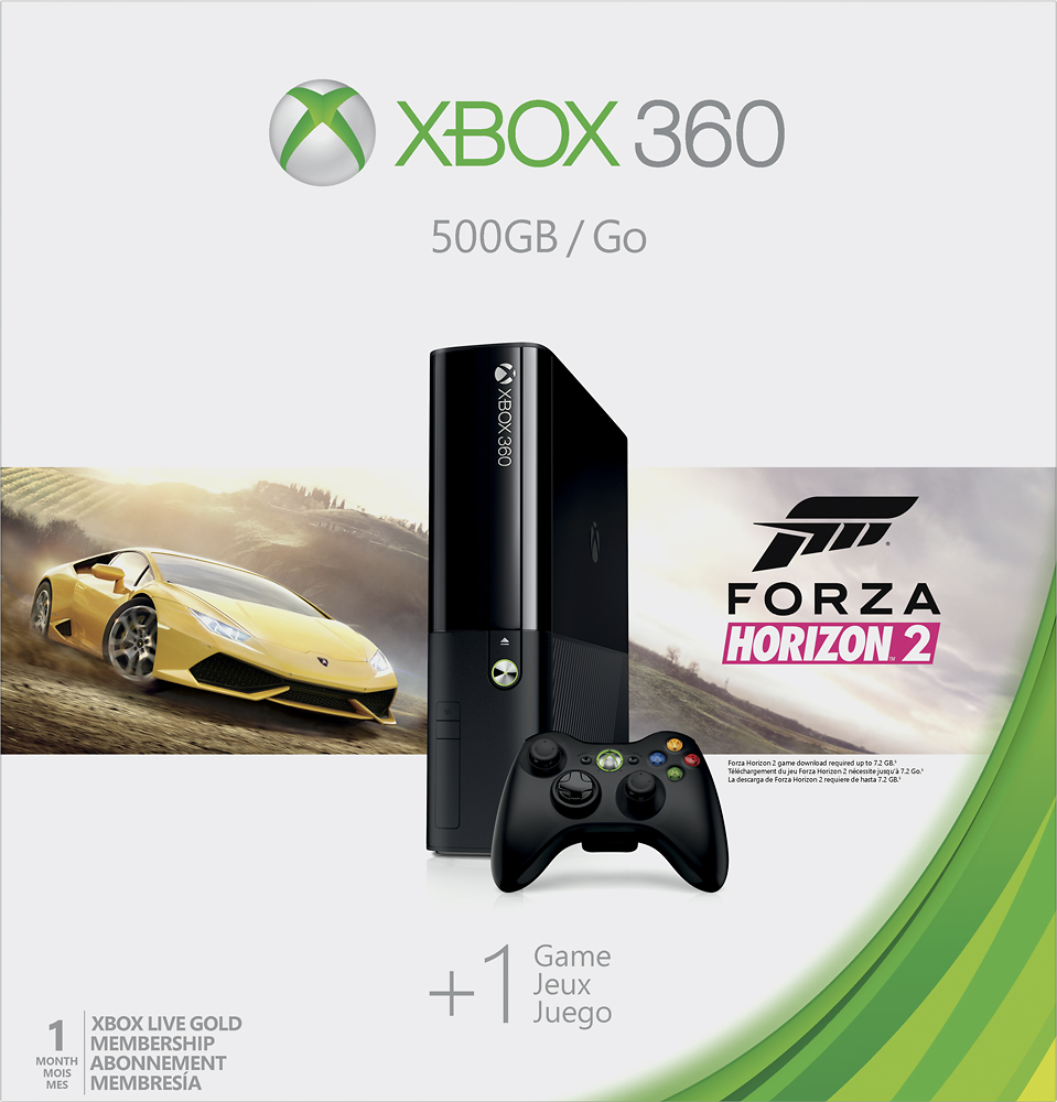 novato grava Admitir Best Buy: Microsoft Xbox 360 500GB Console Forza Horizon 2 Bundle 3M4-00030