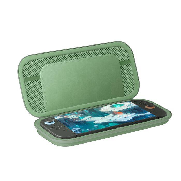 Alt View 9. Belkin - Travel Case for Nintendo Switch 2, Protect Against Scratches and Drops, Carrying Protective, Durable, Game Card Storage - Sage Green.