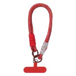 Unique Bargains - Universal Phone Wrist Lanyard Hand Strap Anti Theft Strap with Pads - Red