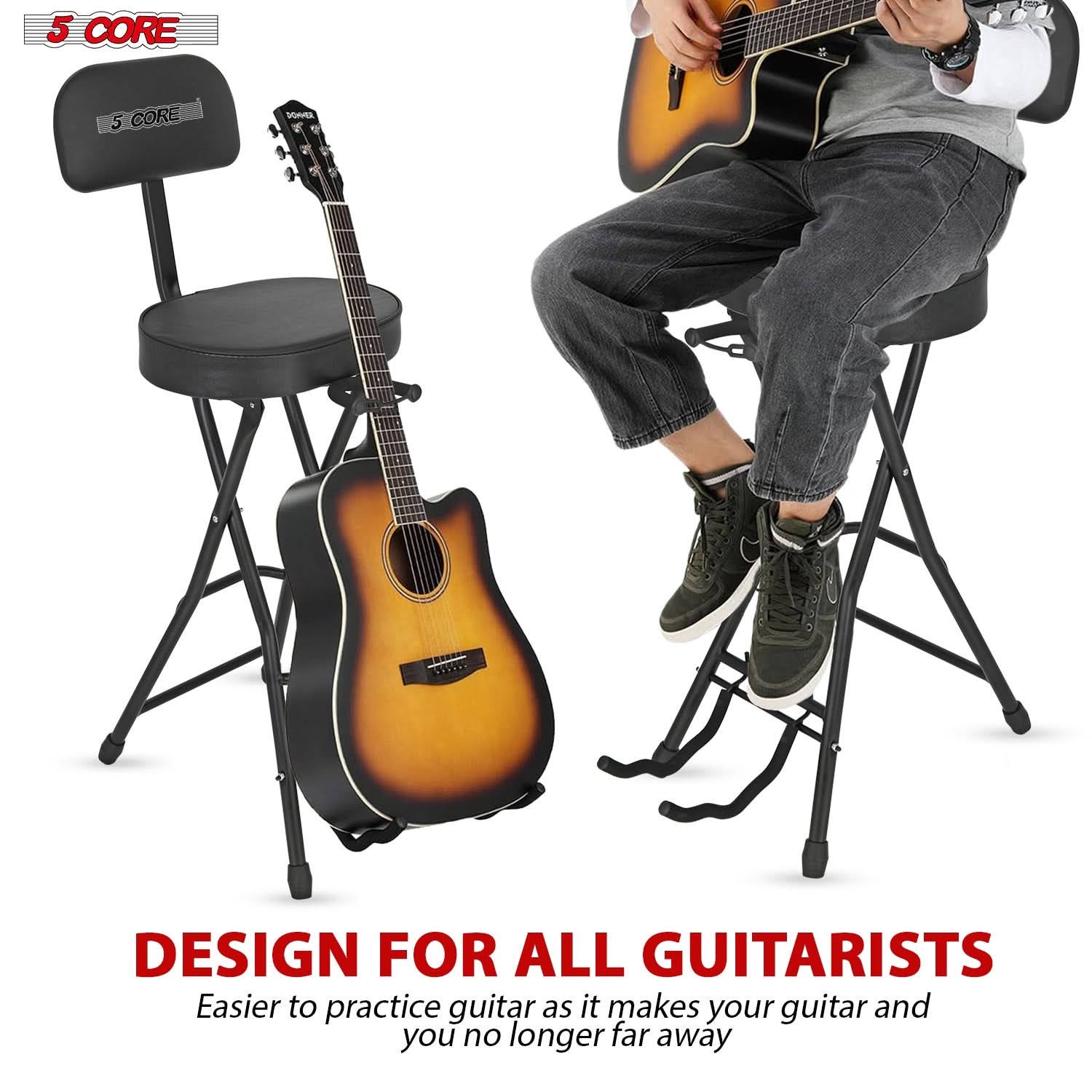 5 CORE

DESIGN FOR ALL GUITARISTS

Easier to practice guitar as it makes your guitar and you no longer far away