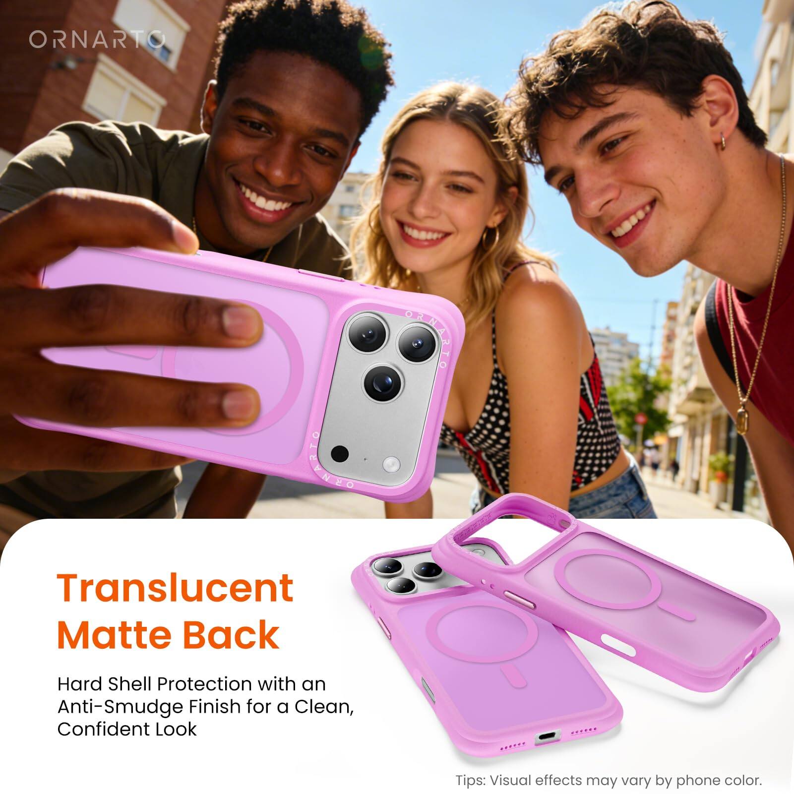ORNARTO DNATO U P1 Translucent Matte Back Hard Shell Protection with an Anti-Smudge Finish for a Clean, Confident Look

Tips: Visual effects may vary by phone color.