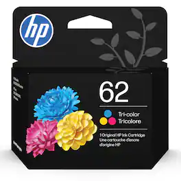HP - 62 Standard Capacity Ink Cartridge - Tri-color