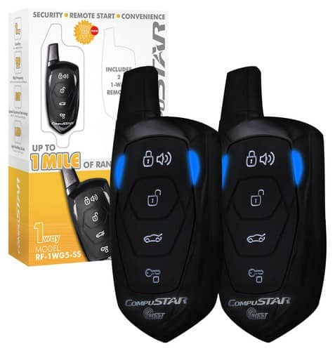 Customer Reviews: CompuStar 1-Way Remote Transmitters (2-Pack) Black RF ...