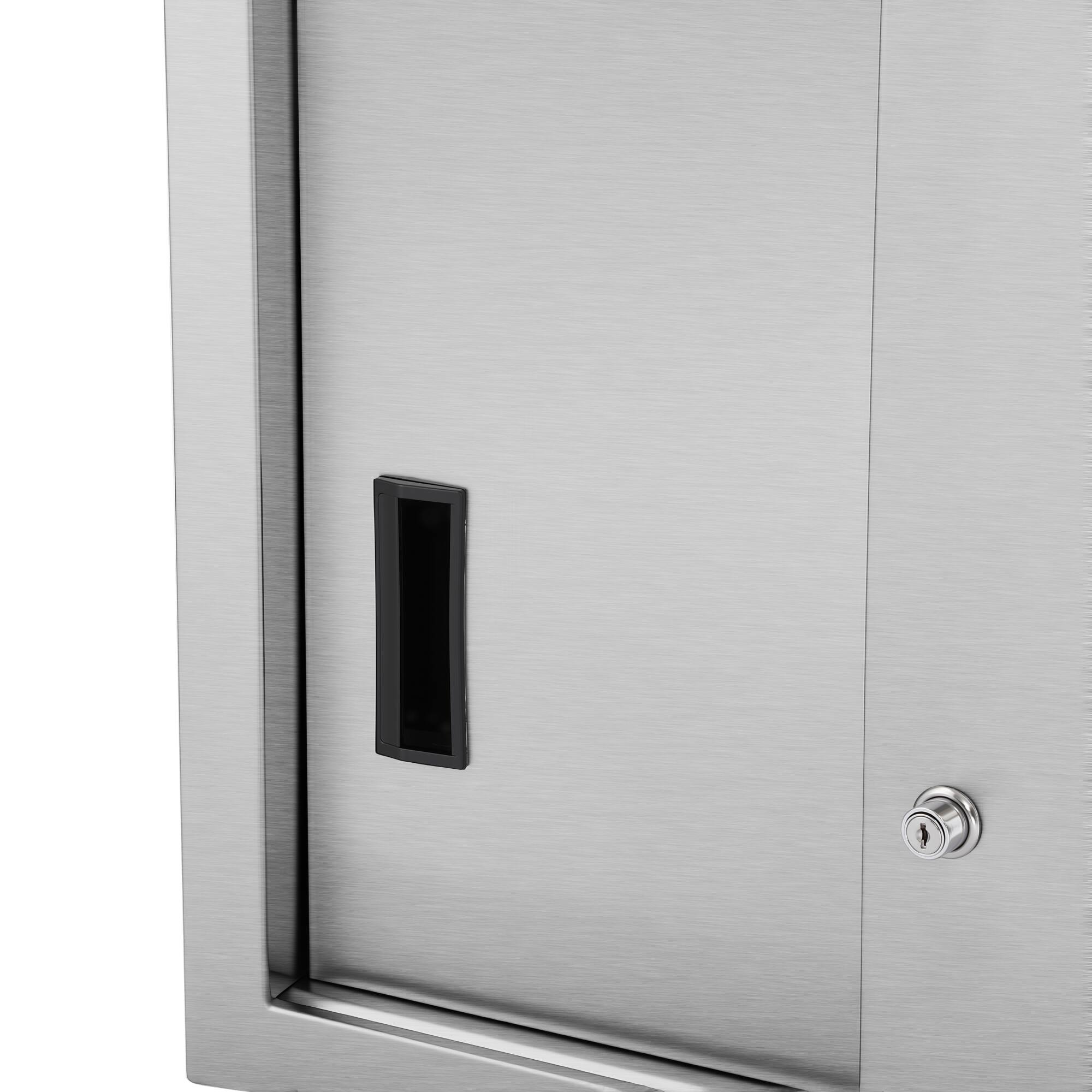 Alt View 7. Koolmore - 60 Inch Stainless Steel Commercial Wall Cabinet With Sliding Doors 15x60 NSF - Stainless-Steel.