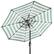 Front. Best Choice Products - Best Choice Products 10ft Solar LED Lighted Patio Umbrella w/ Tilt Adjustment, UV-Resistant Fabric - Striped Green - Striped Green.