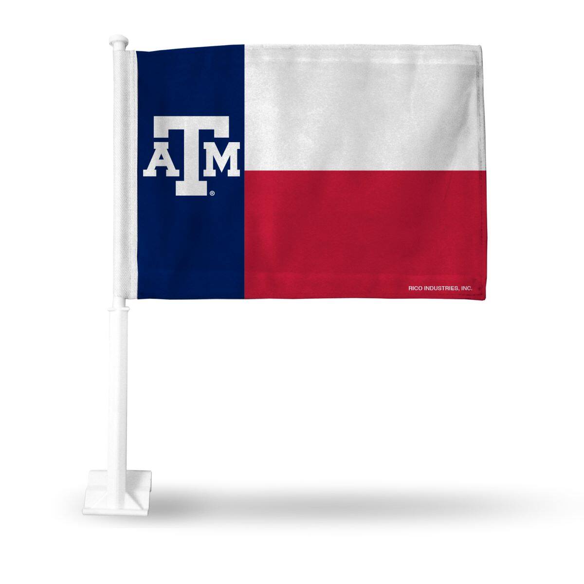 Rico Industries - Texas A&M Aggies State Flag 11X14 Window Mount 2-Sided Car Flag - Multi