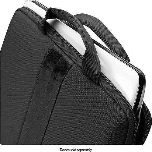 Alt View 1. Case Logic - 11.6" Chromebook/11" MacBook Air Sleeve - Black.