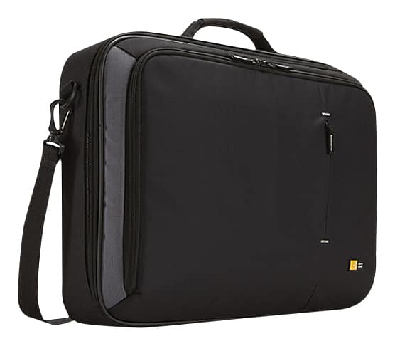 Case Logic - Laptop Case for 18" Laptop - Black - Front_Zoom