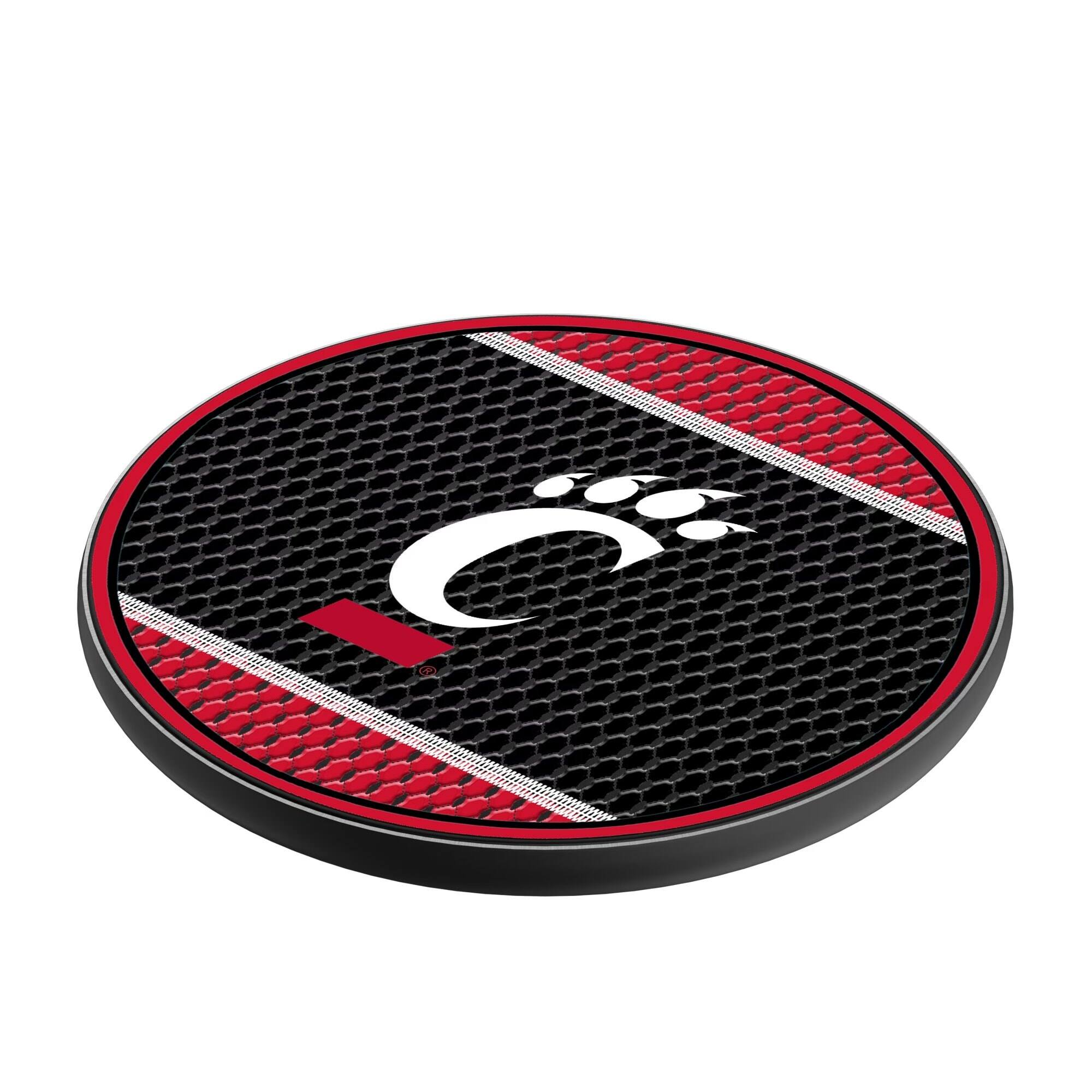 Alt View 1. Keyscaper - Cincinnati Bearcats Wireless Charging Pad - Multicolor.