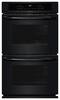 Frigidaire - 27" Built-In Double Electric Wall Oven - Black-Front_Standard