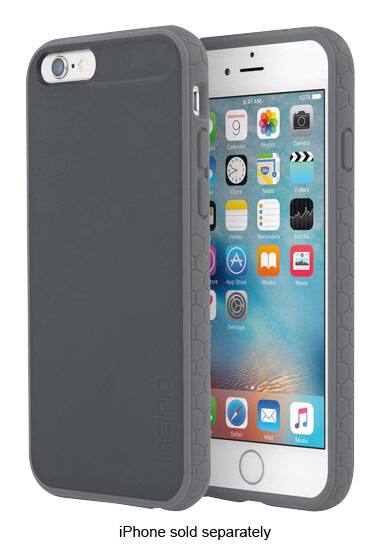 Front. Incipio - Octane Hard Shell Case for Apple® iPhone® 6 and 6s - Charcoal Gray.